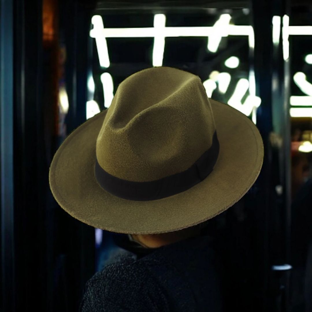 Dark Forest ST Fedora Hat Edition Woolen Brim ,Panama Caps - 1
