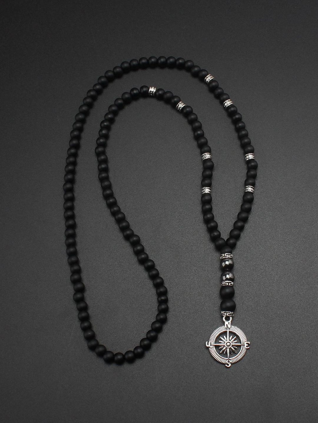 Round Pendant Necklace for Men - 1