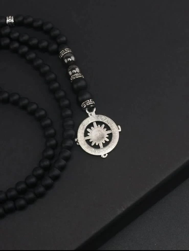 Round Pendant Necklace for Men - 3