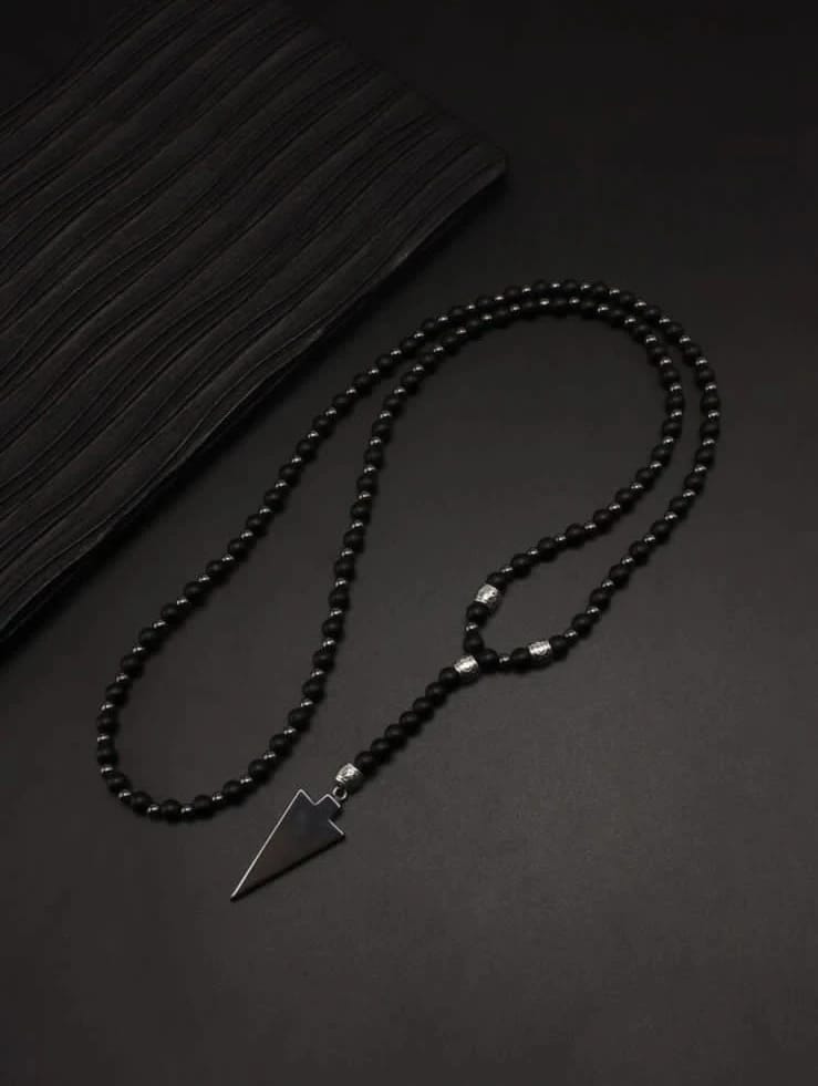 Arrow Charm Beaded Necklace - 1