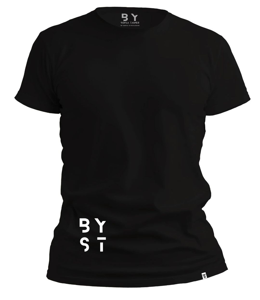 BY ST Design T Shirt -Black - 1