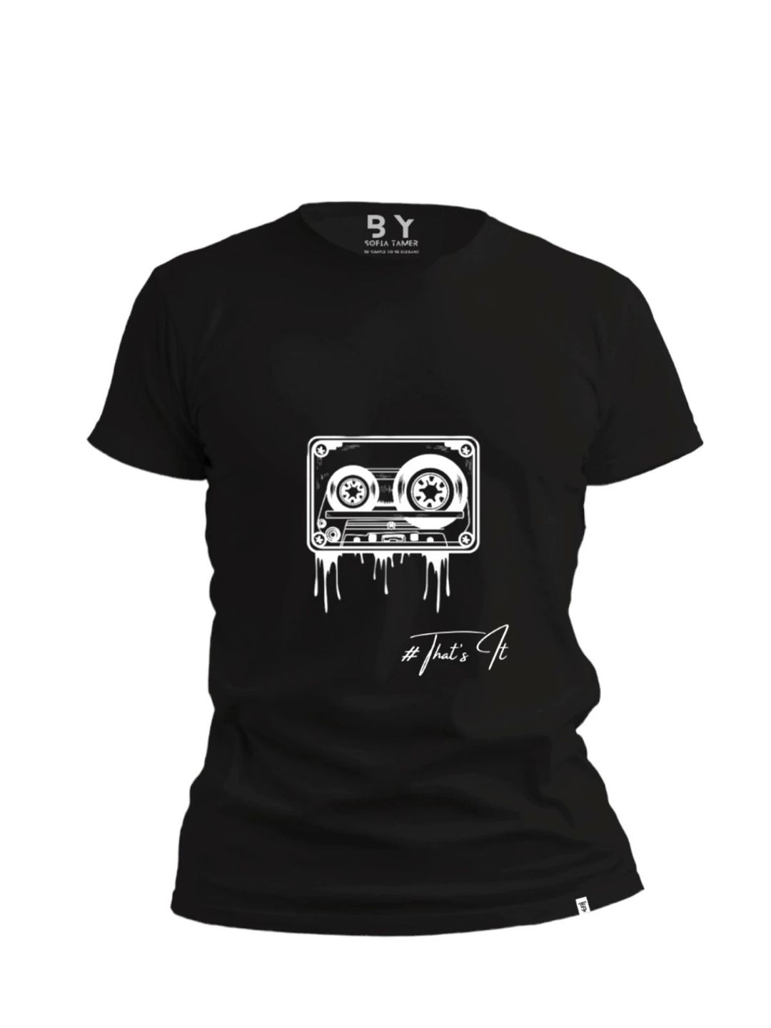 ST , That's it Design T Shirt -Black - 1