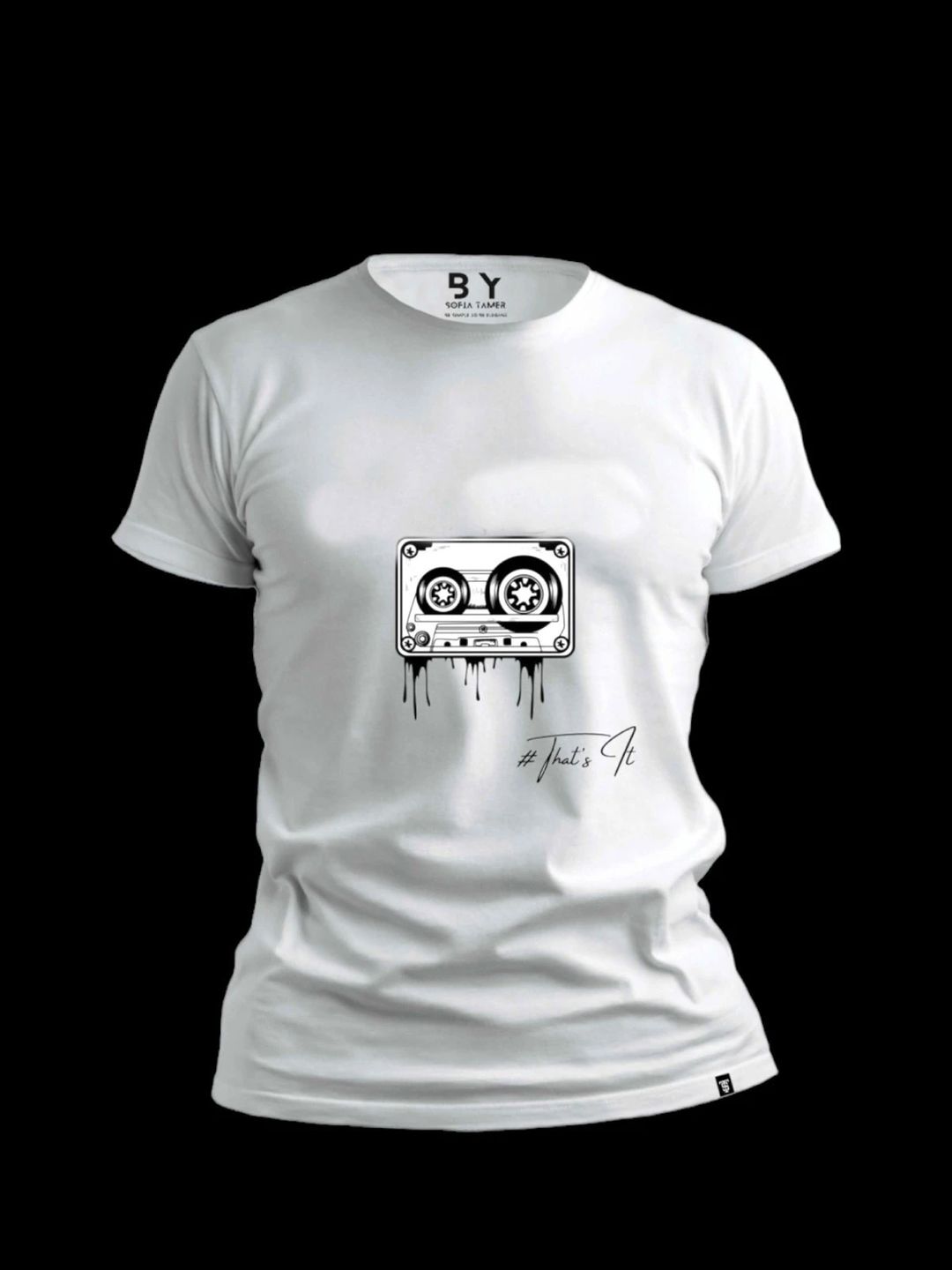 ST , That's it Design T Shirt -White - 1