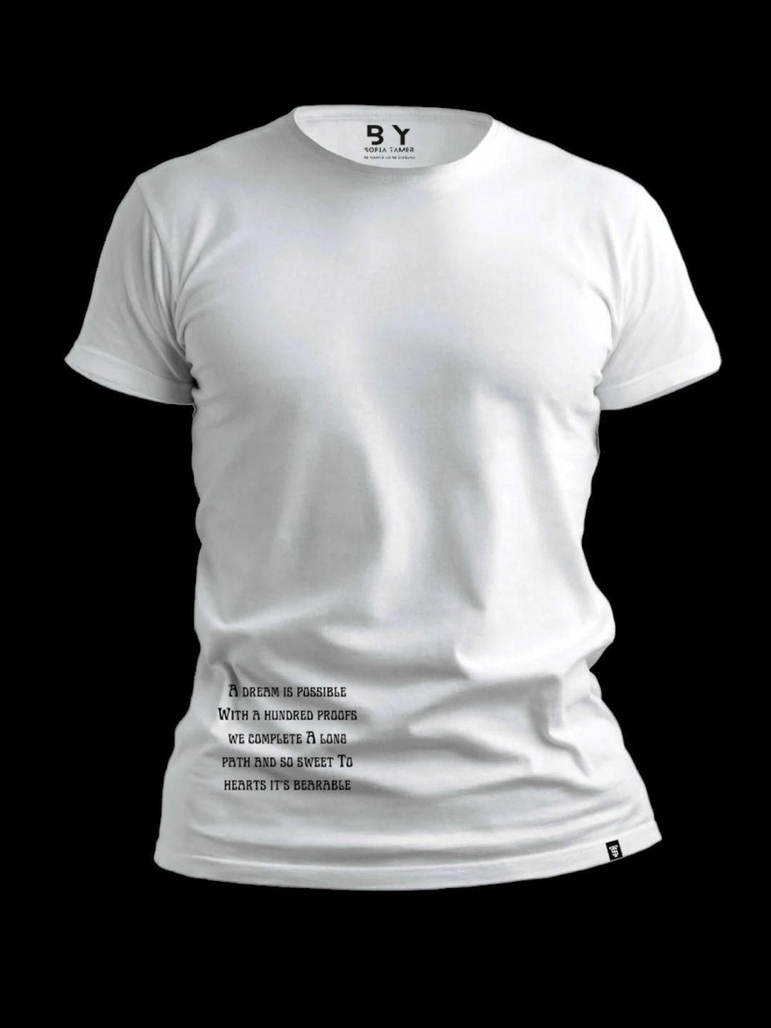 ST,A Dream is Possible Design T Shirt- White - 1