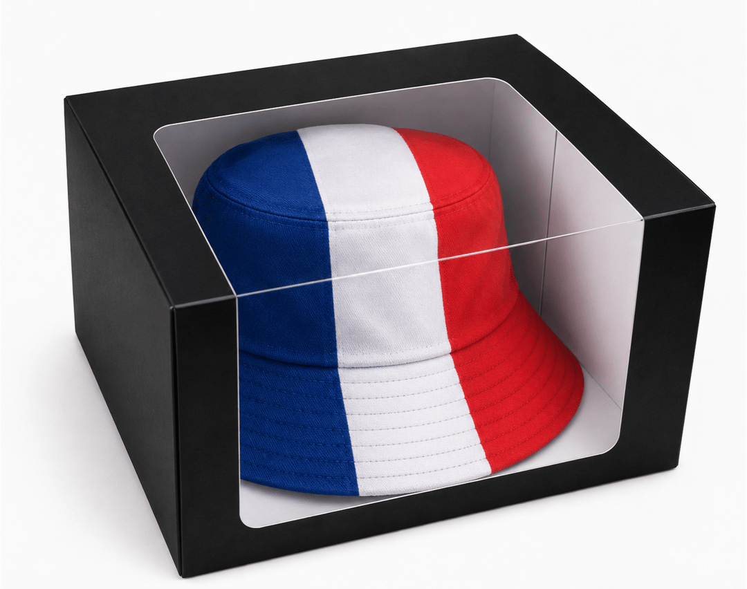 France Bucket Hat with a Gift Box - 1