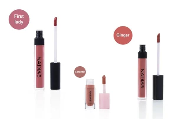 First Lady lipstick & Ginger lipstick & Carmel lipgloss                                    site + gift - 1
