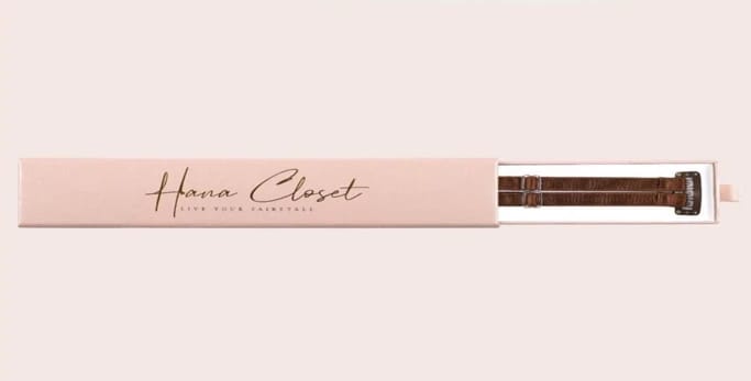 Face lifting band  Double brown color - 1