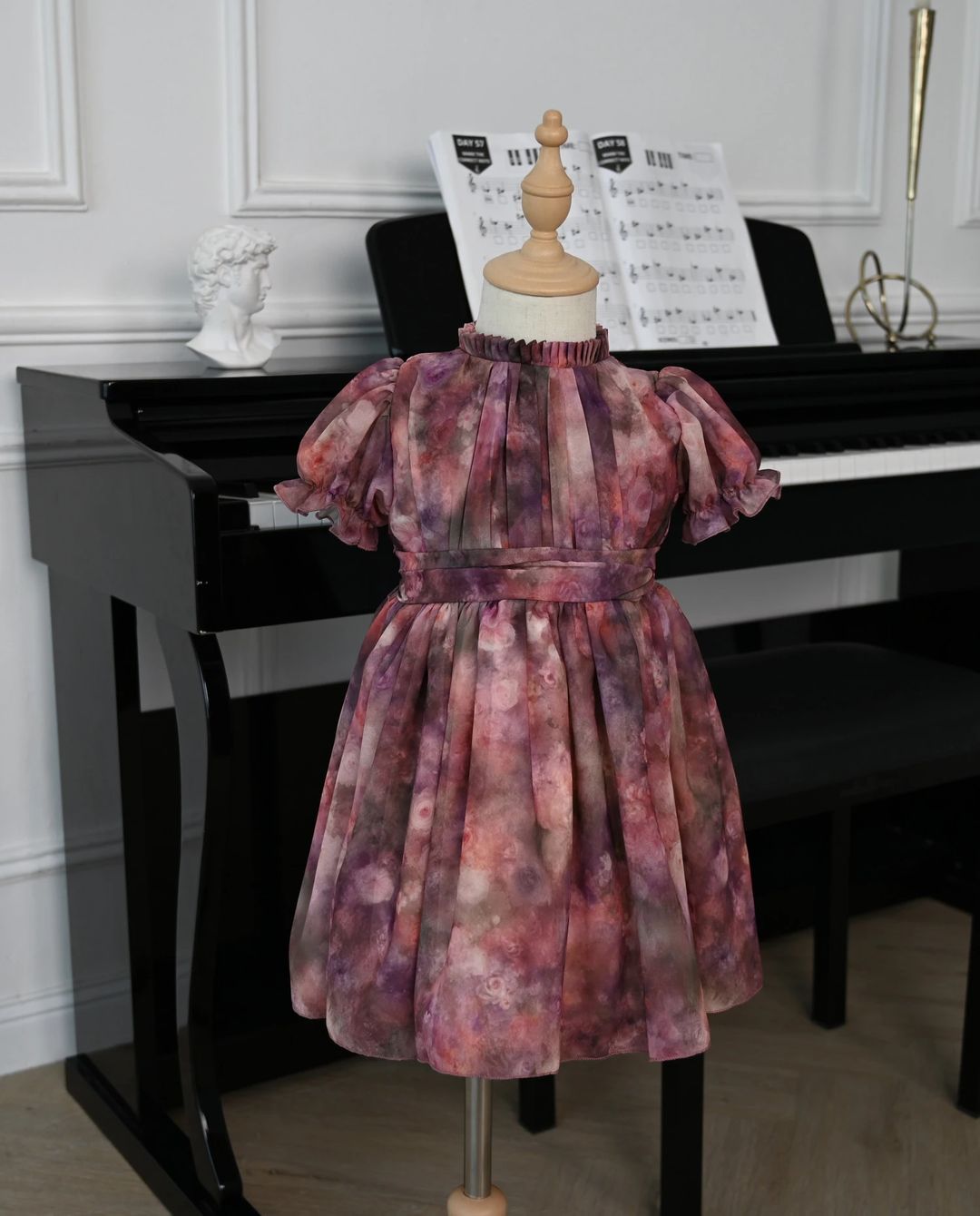 Blush Garden Chiffon Dress - 2