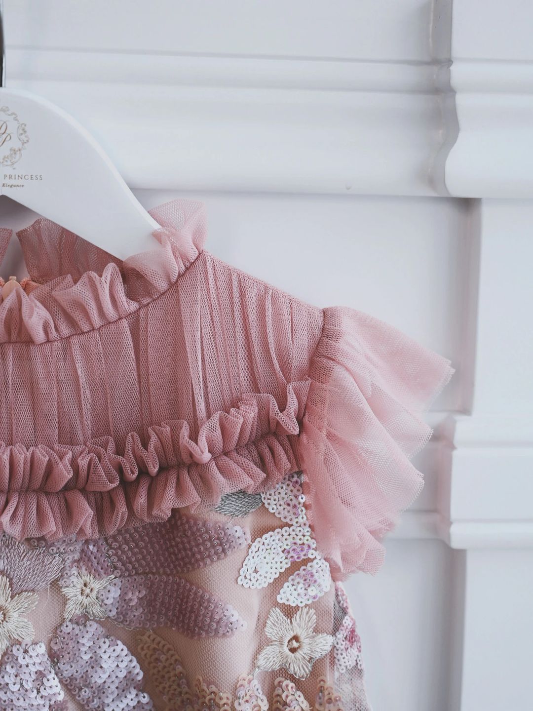 Blush Bloom Tule Dress - 1