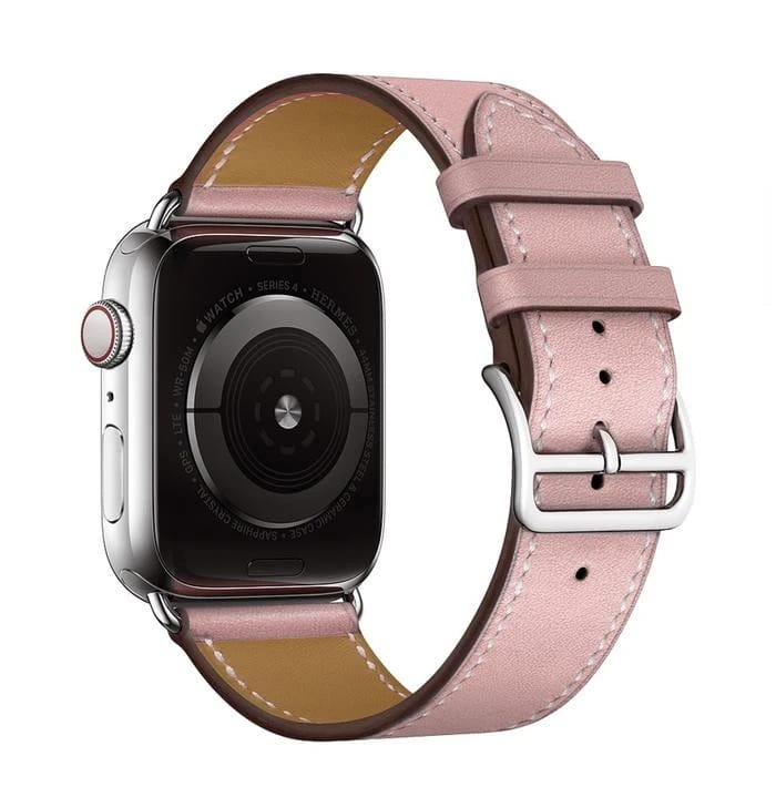 Apple Watch - leather pink - 1