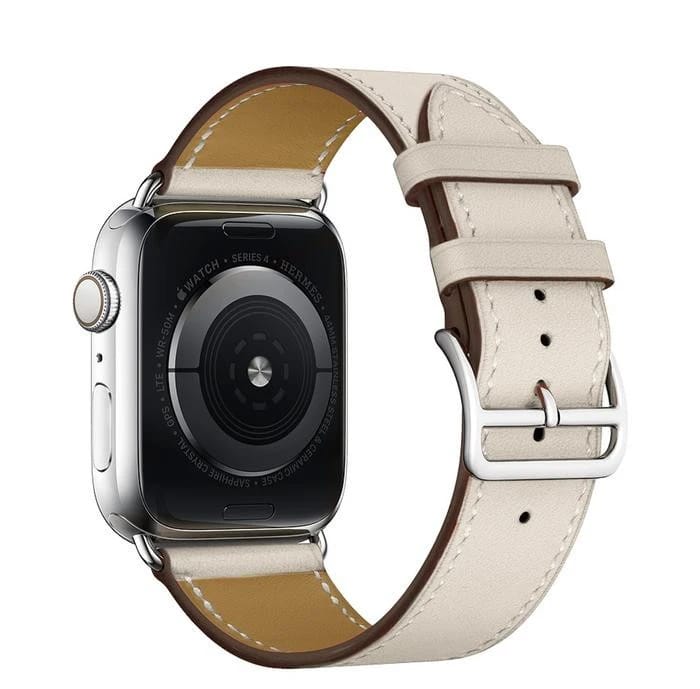 Apple Watch - leather crème - 1