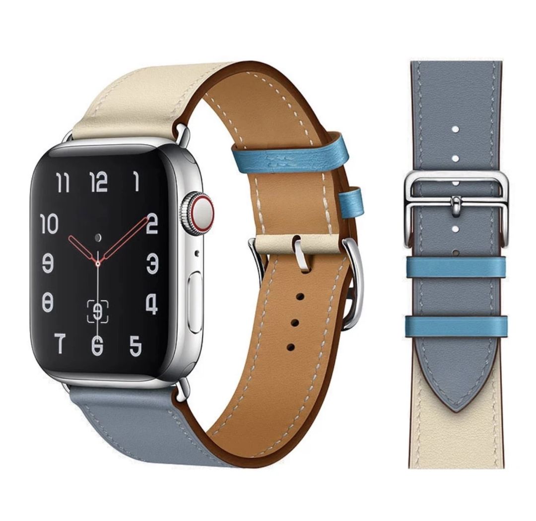 Apple Watch - Babyblue/beige - 1