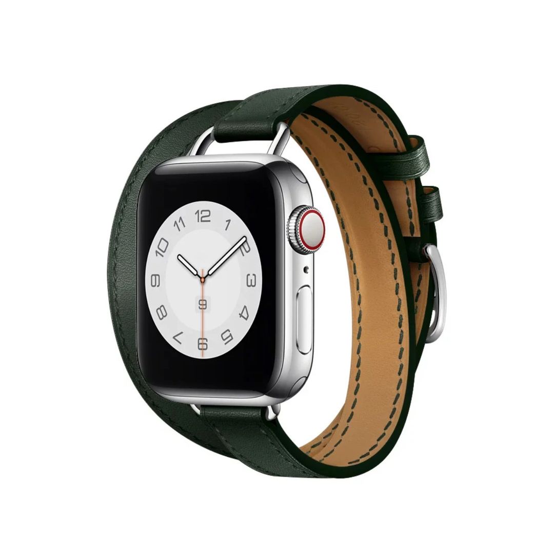 Apple Watch - Double Tour olive green - 1