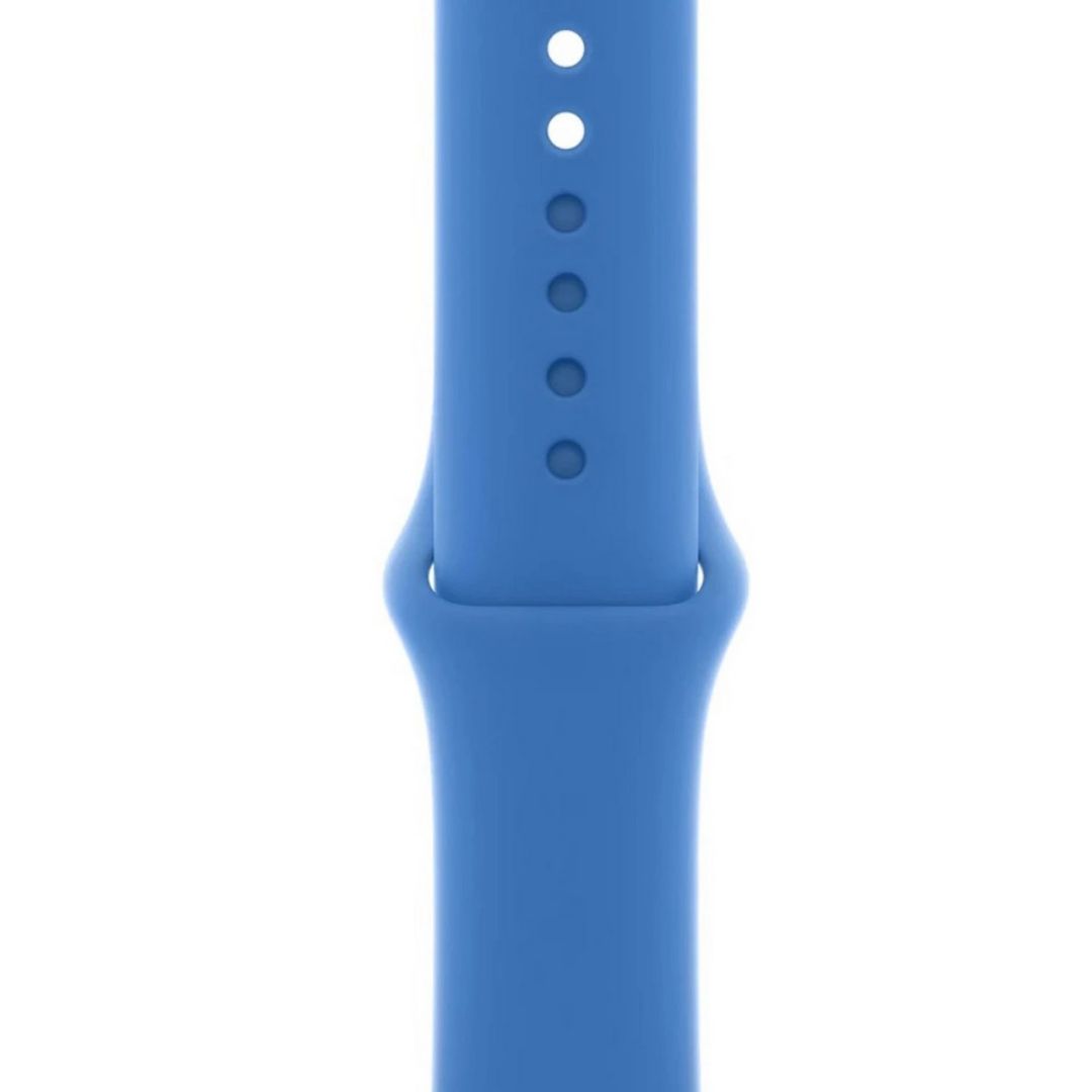 Apple Watch - Royal blue rubber - 1