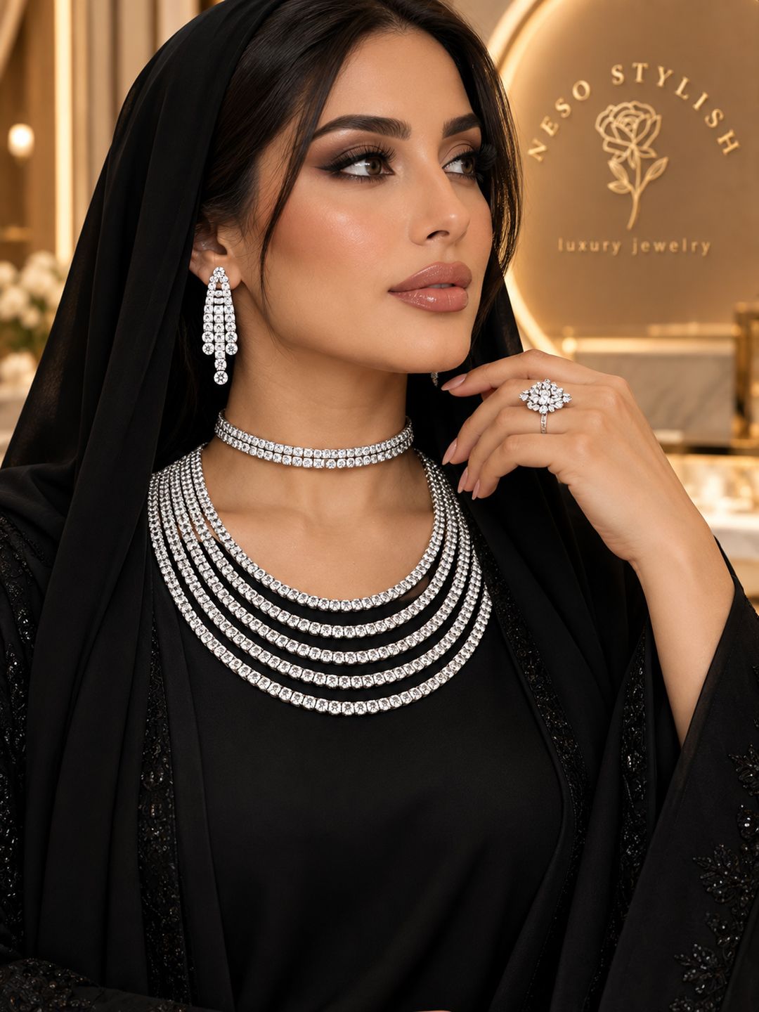 طقم مميز بحلة جديدة بدقة الألماس - 6
