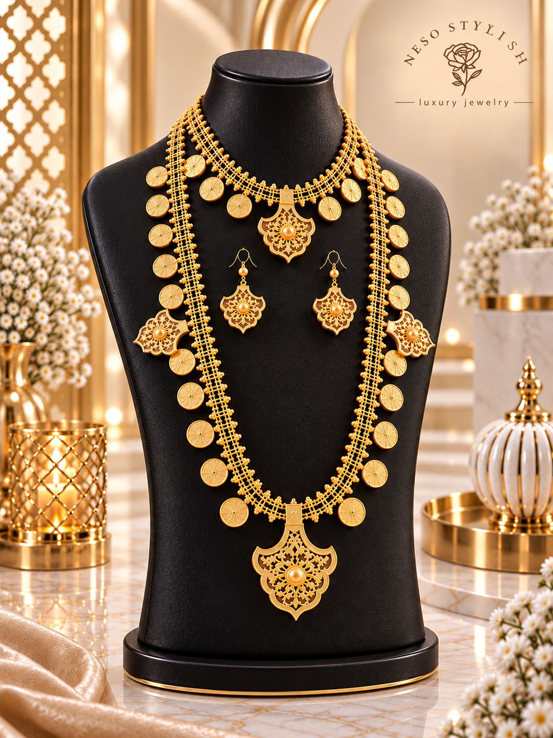 مرتعشة إماراتية مطلية بالذهب - 3