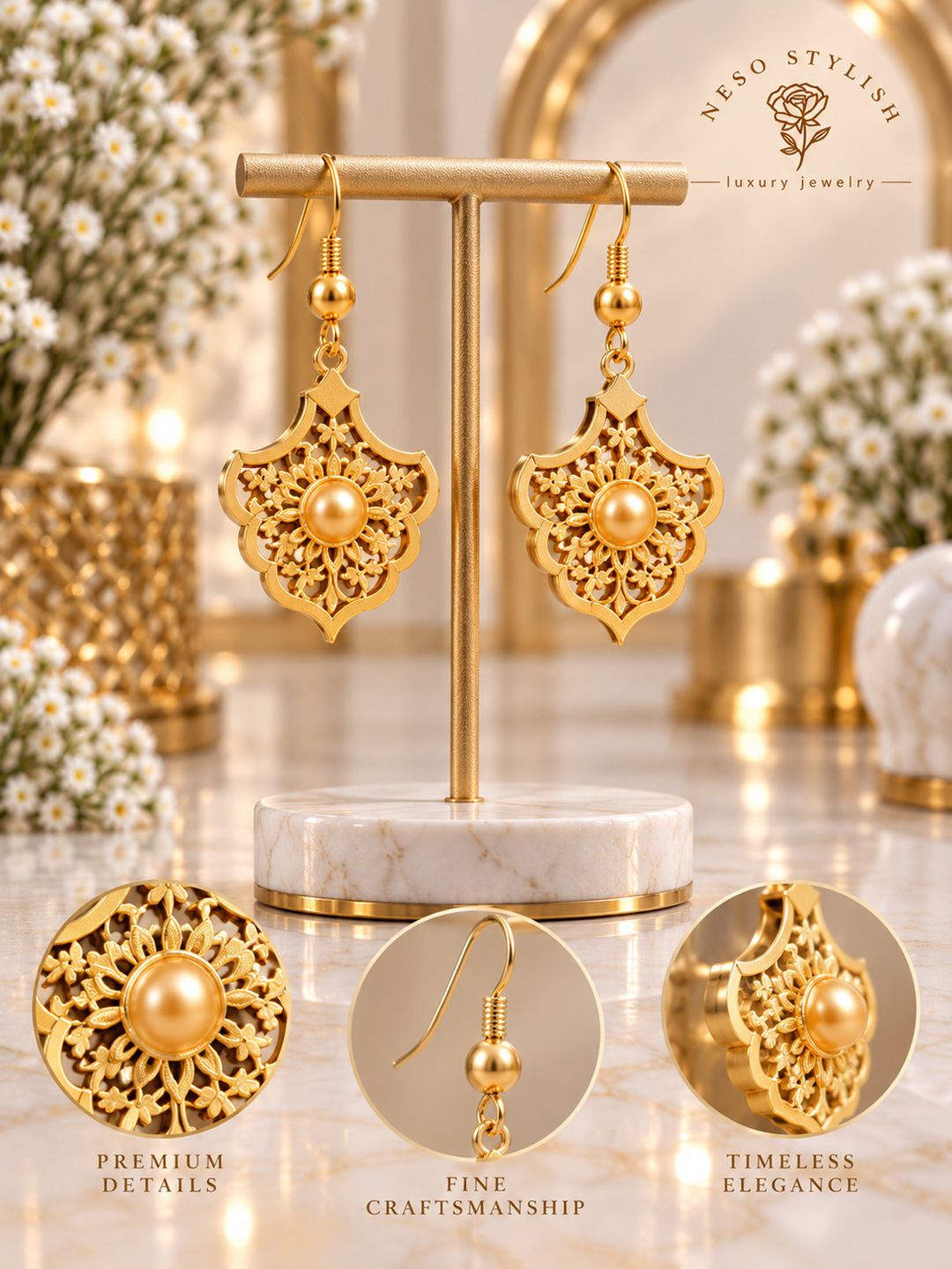 مرتعشة إماراتية مطلية بالذهب - 5