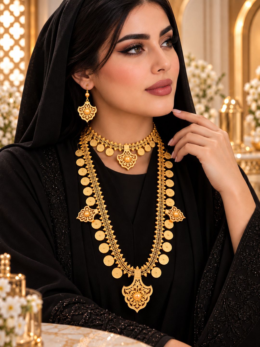 مرتعشة إماراتية مطلية بالذهب - 7