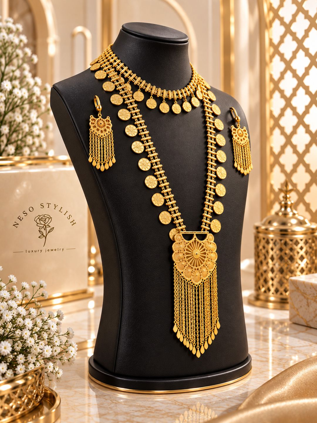 مرتعشة إماراتية مطلية بالذهب - 3
