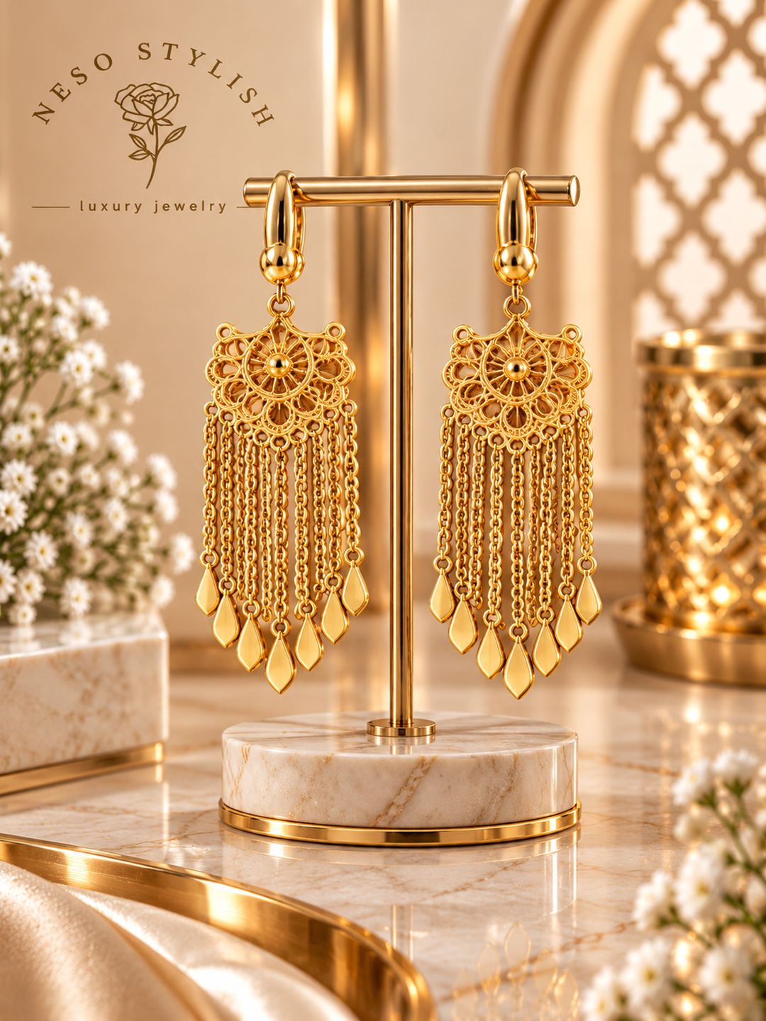 مرتعشة إماراتية مطلية بالذهب - 5