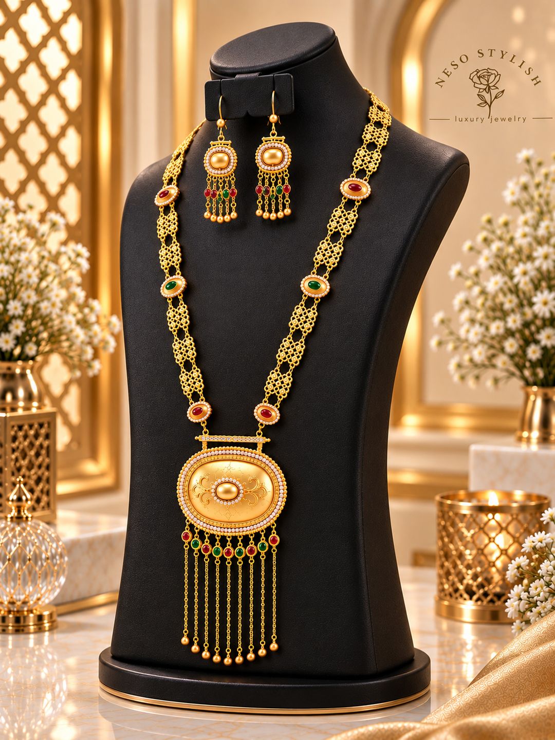 مرتعشة إماراتية مطلية بالذهب - 3