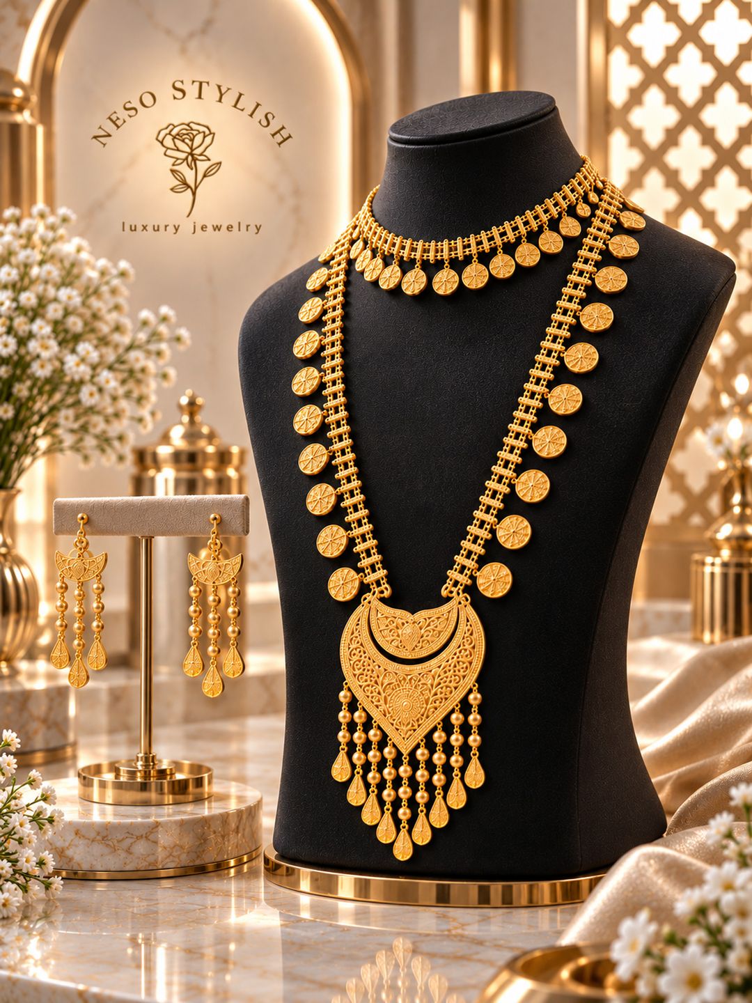 مرتعشة إماراتية مطلية بالذهب - 3