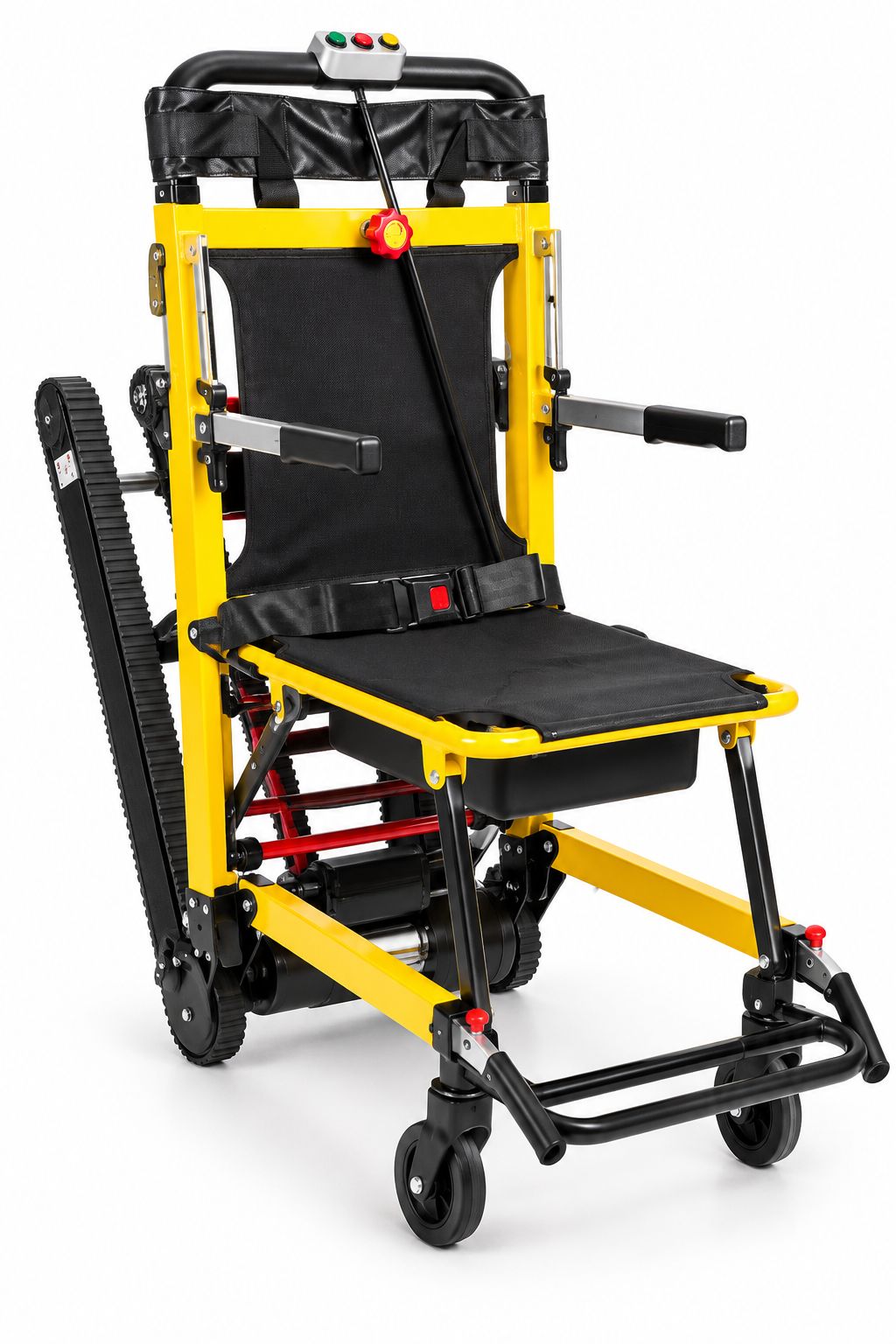 Motorized Stair Climbing Chair – Yellow & Black - 1