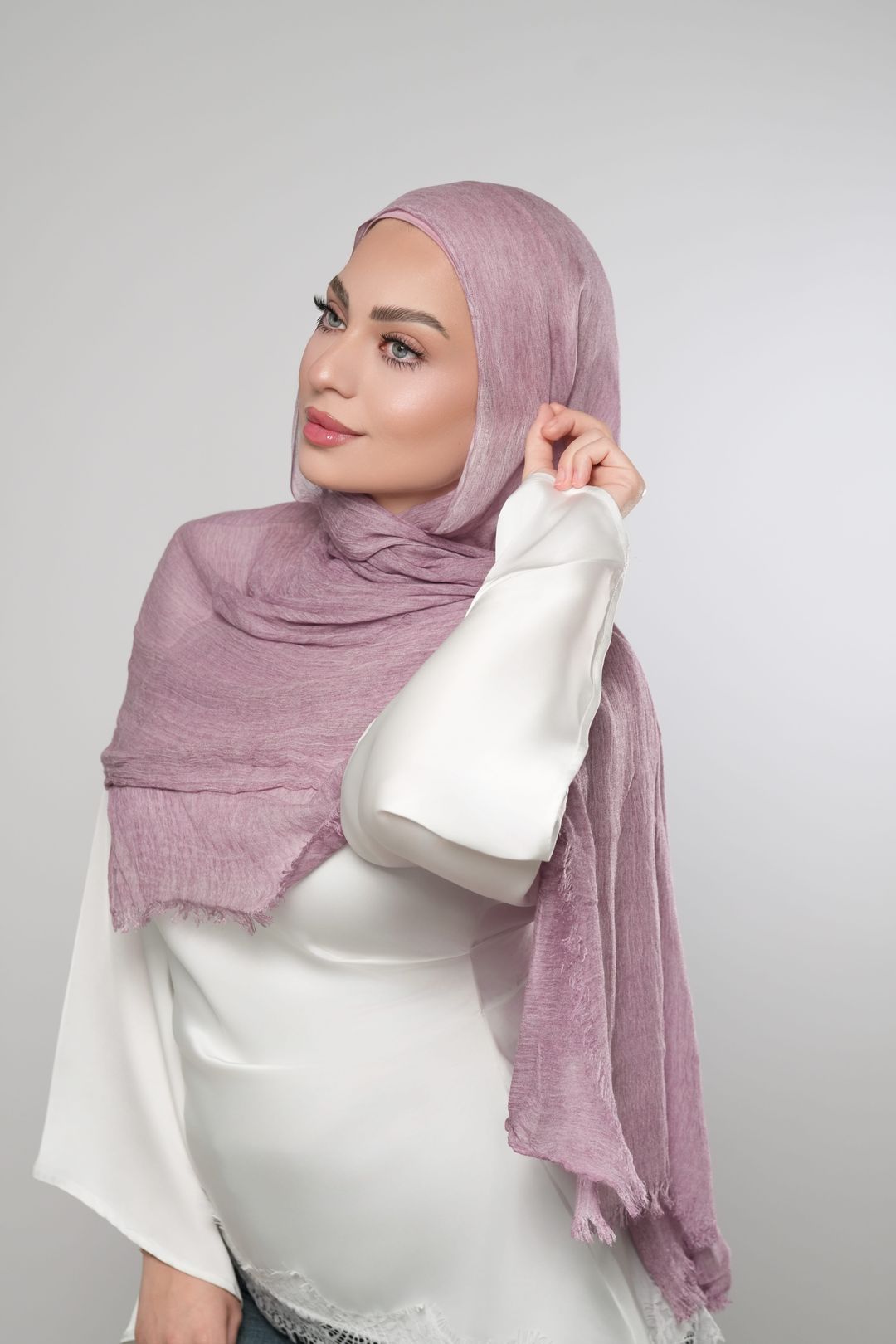 Modal Crinkle-Dusty Lavender - 2
