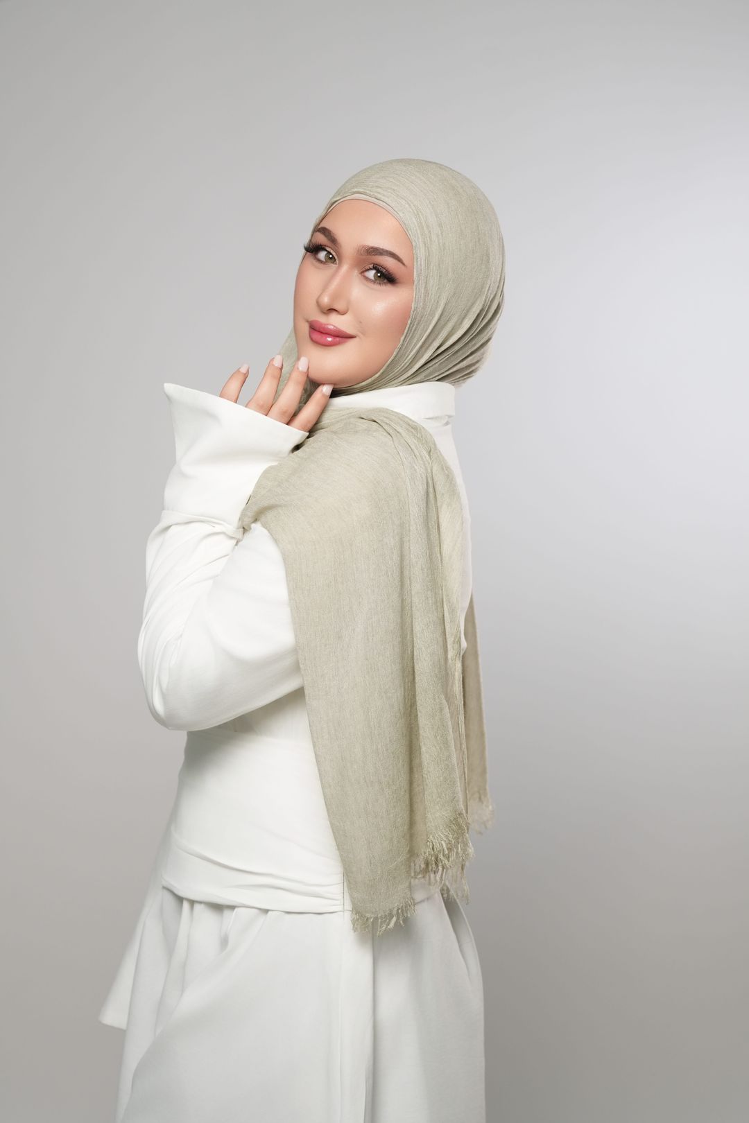 Modal Crinkle-Celadon - 1