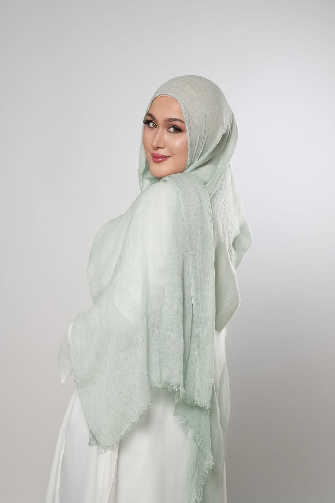 Modal Crinkle-Sea Mist - 2