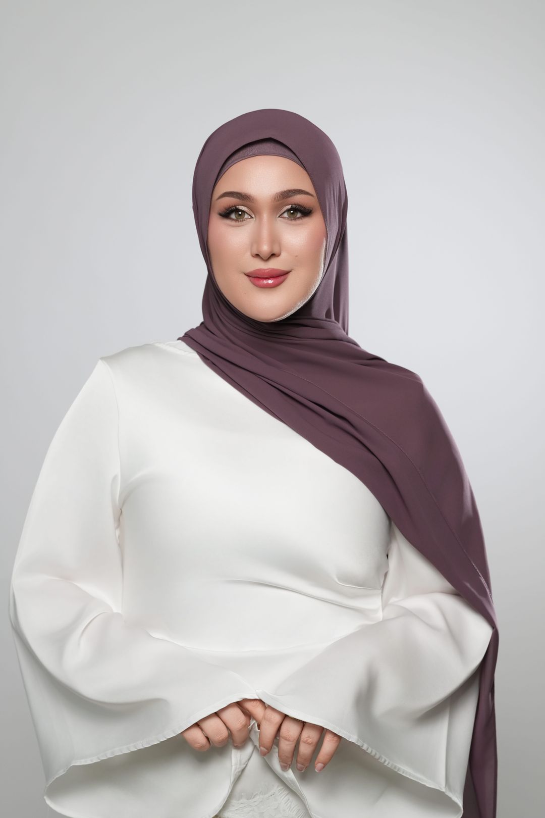 Messy Chiffon-Plum - 2