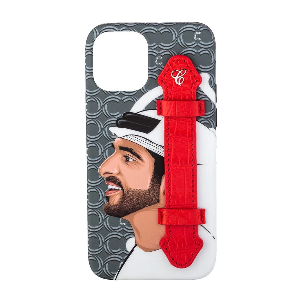 Shk Hamdan Bin Rashid Gry with Red Holder 12 Pro - 4