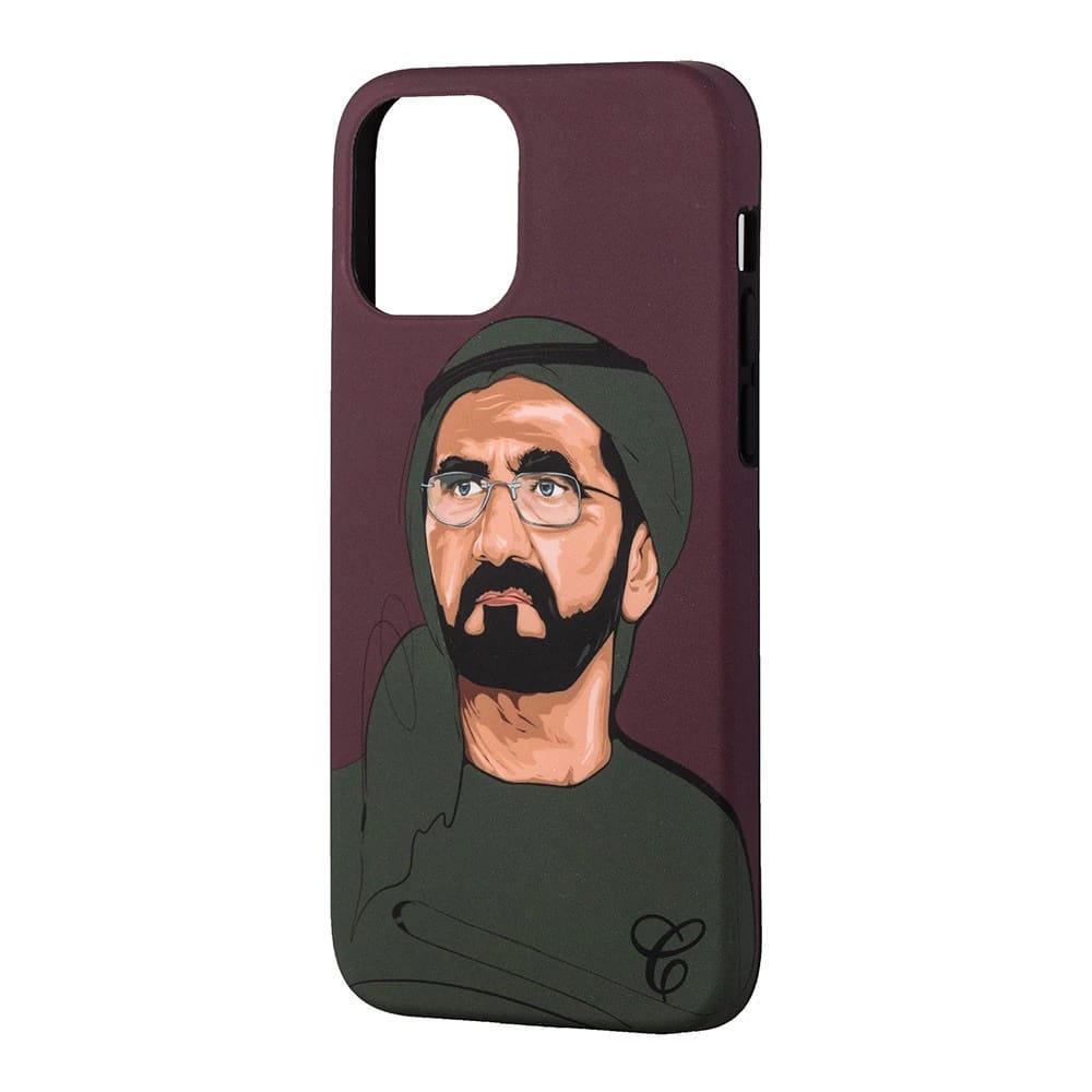 Shk Mohamed Bin Rashid Maroon - 2