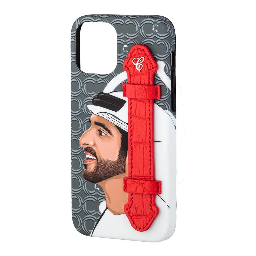 Shk Hamdan Bin Rashid Gry with Red Holder 12 Pro - 2