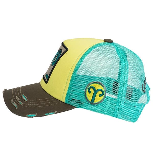 Aries Grey/Yellow Green/Trq - 2