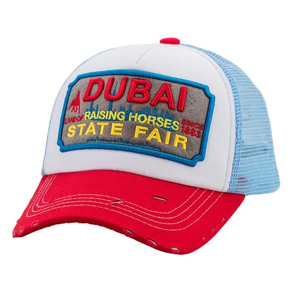 Dubai Raising Horses Red/White/Blue - 1