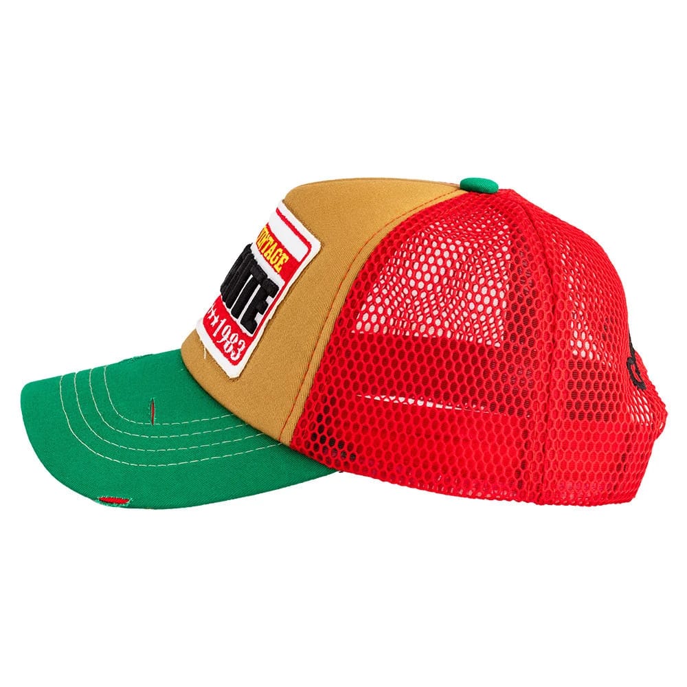 Caliente Vintage Green/Brown/Red - 2