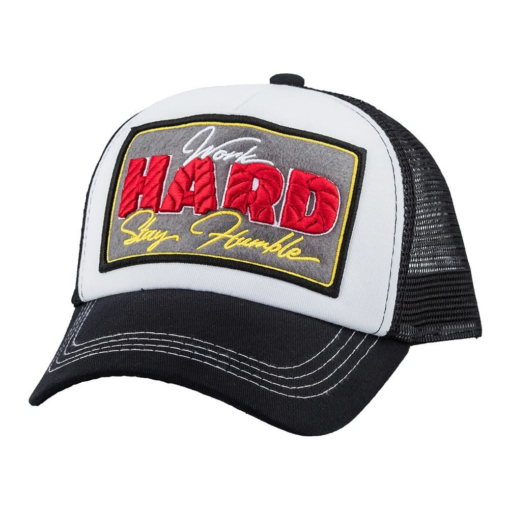 Work Hard Stay Humble Black/White/Black - 1