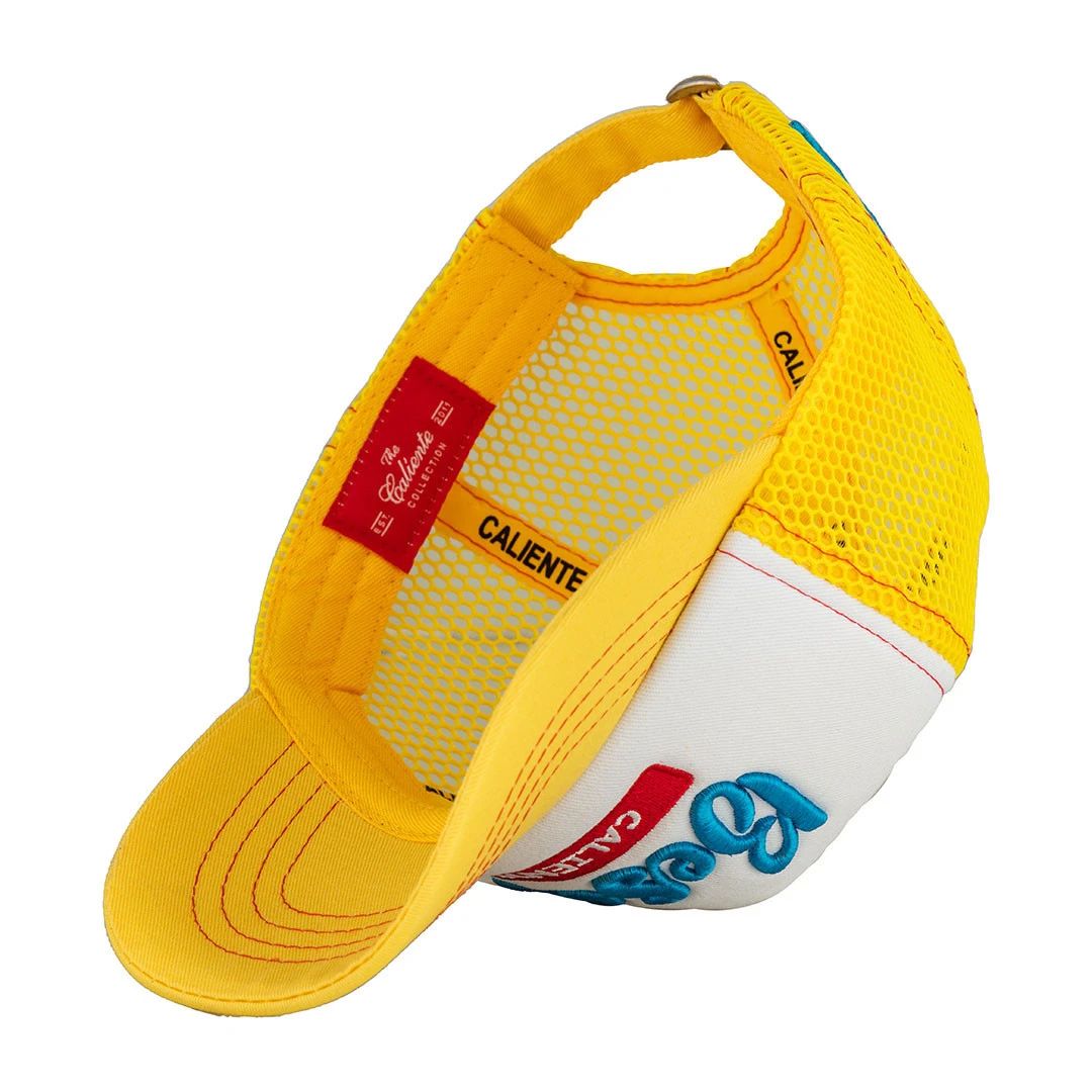 Besos Caliente Yellow/White/Yellow - 4