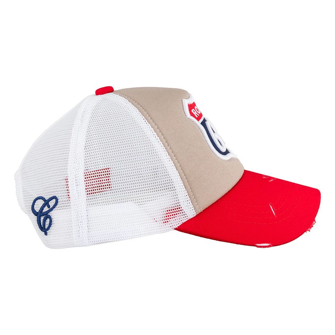 Route 69 Red/Beige/White - 2