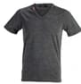 Basic DOS V Neck -  Drk Grey Melange - 2