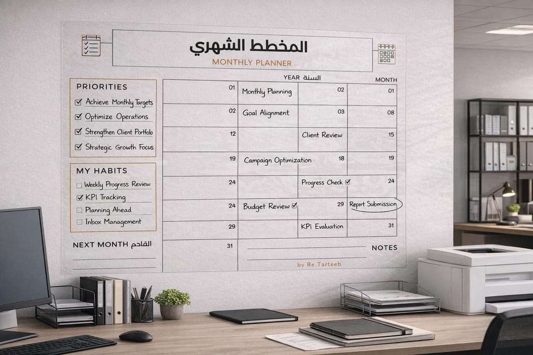 مخطط شهري جداري شفاف بتقنية الالتصاق الساكن – قابل لإعادة الاستخدام والمسح - 3