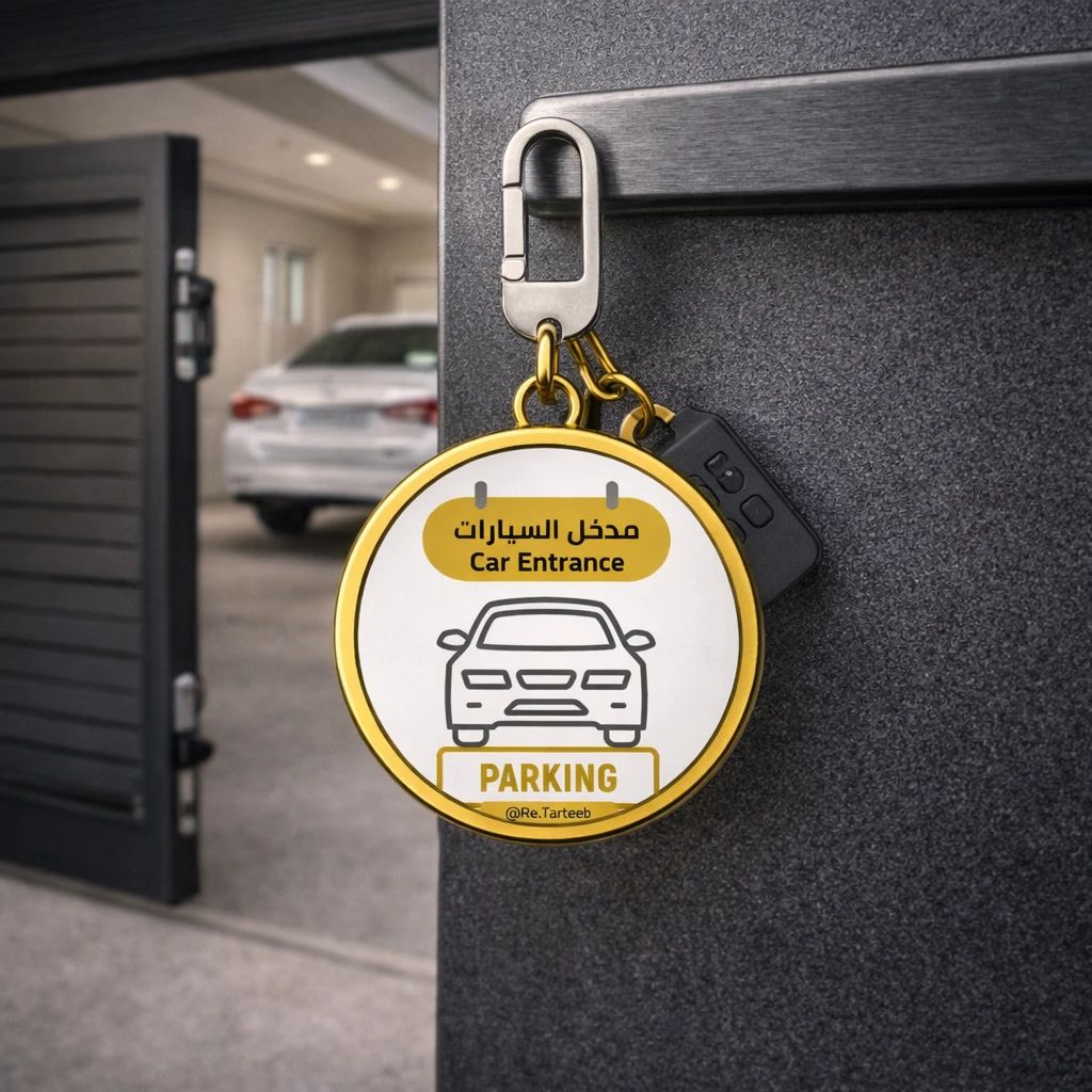 Car Gate – Luxury Gold Metal Keychain - 1