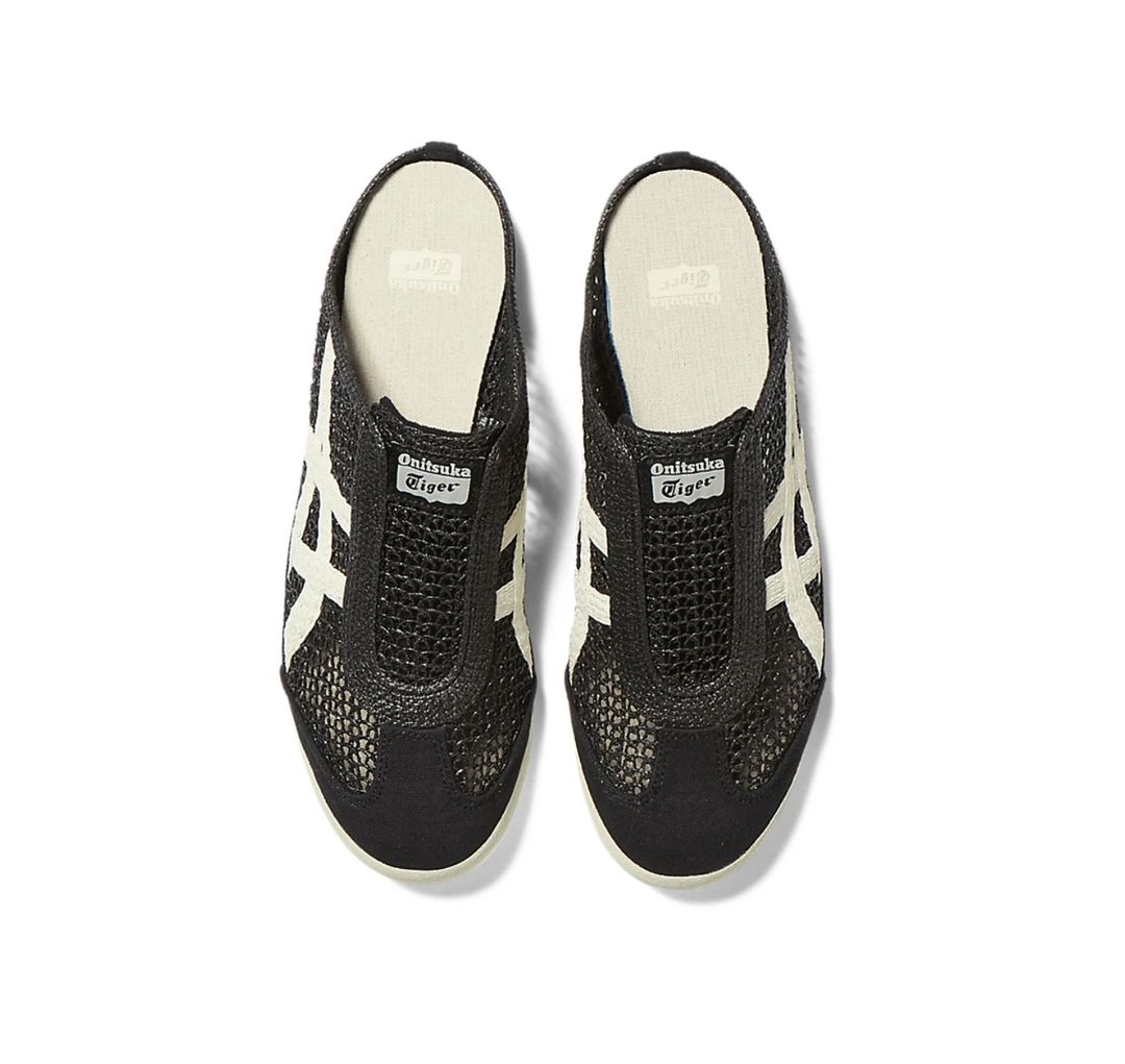 ONITSUKA TIGER SABOT "BLACK WHITE" - 4