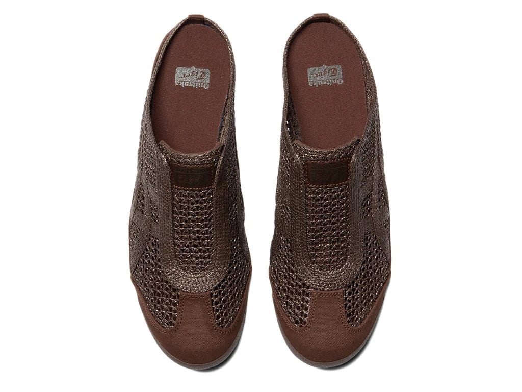 ONITSUKA TIGER SABOT "DARK BROWN" - 4