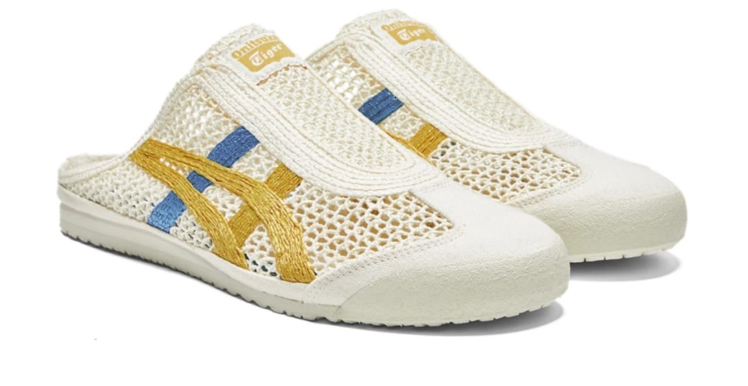 ONITSUKA TIGER SABOT "CREAM YELLOW BLUE" - 2