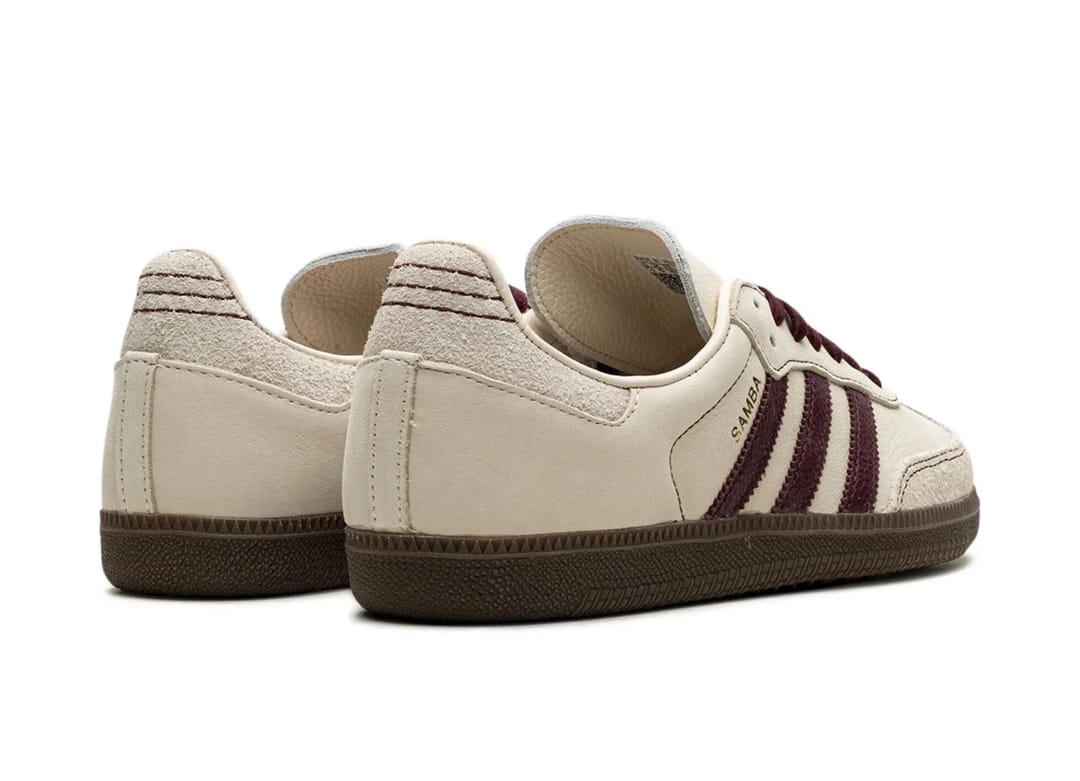 ADIDAS SAMBA "WHITE MAROON" - 3