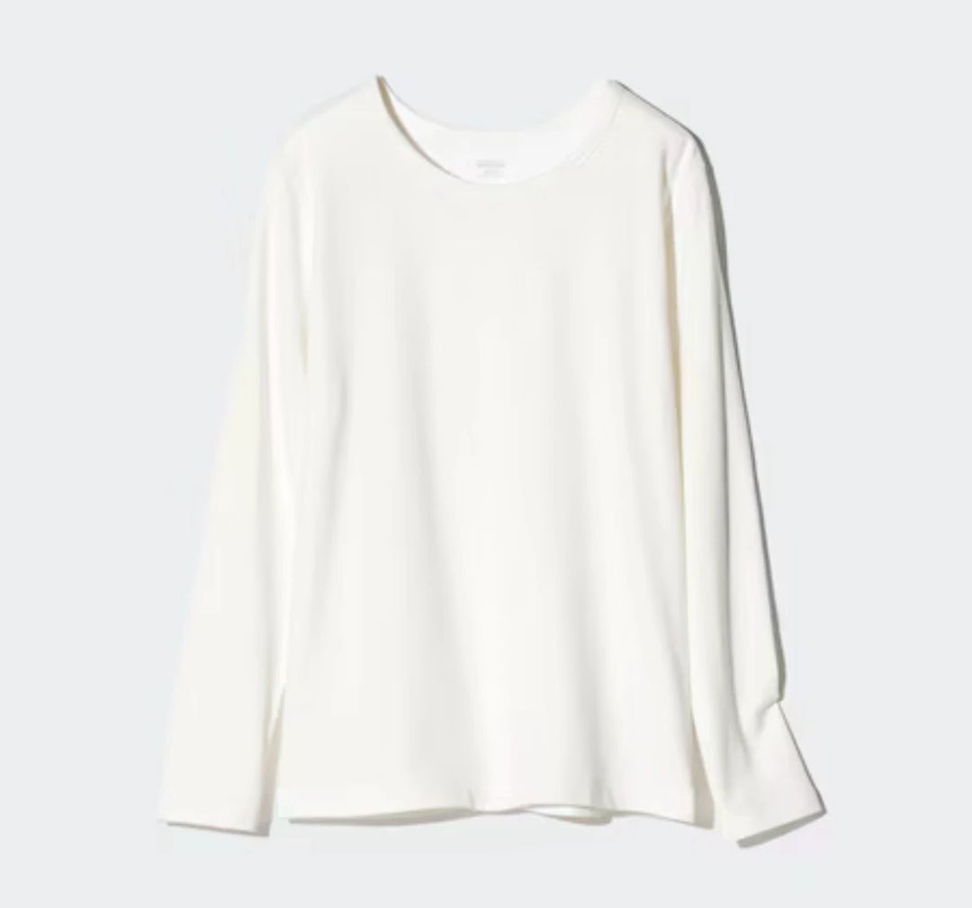UNIQLO WOMEN ULTRA WARM THERMAL SHIRT “OFF WHITE” - 1