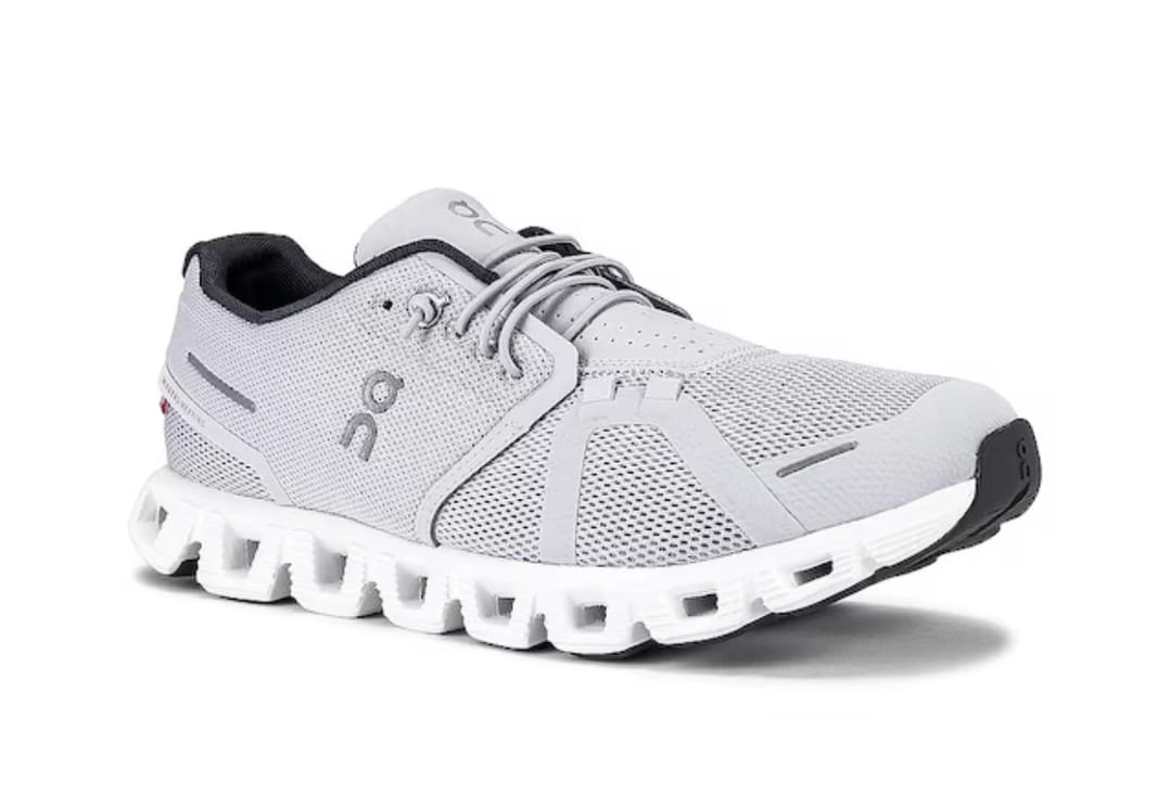 ON CLOUD 5 WATERPROOF "GLACIER & WHITE" - 2