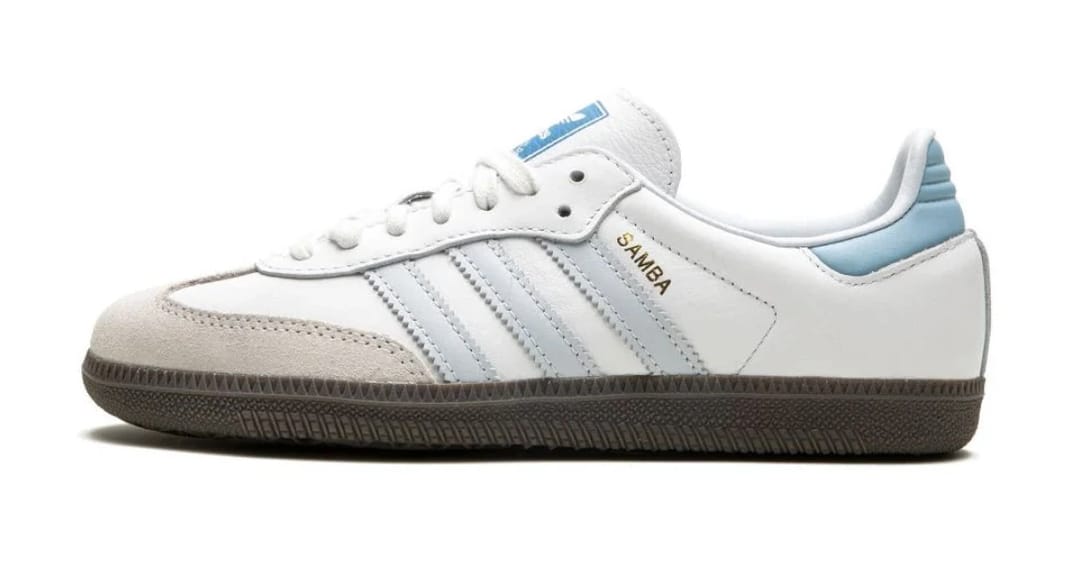ADIDAS SAMBA "WHITE HALO BLUE" - 1